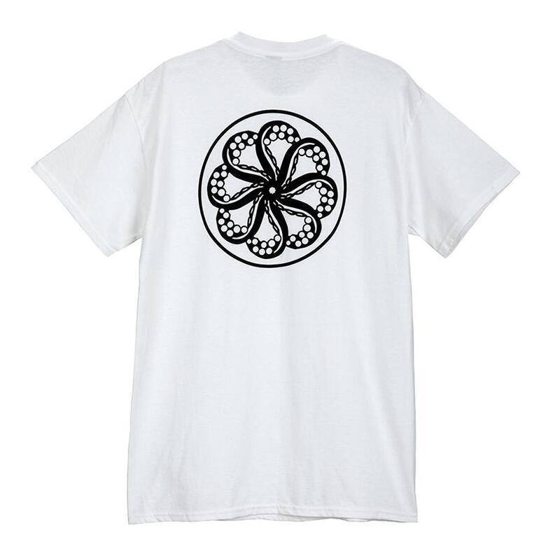 OCTOPUS TEE OCTOPUS LOGO WHITE