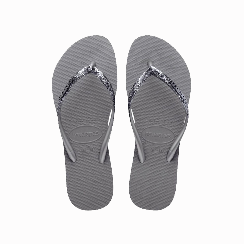 HAVAIANAS SLIM GLITTER II GREY